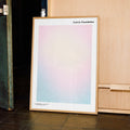 A framed Lost in Translation movie script poster displayed in a contemporary interior setting.